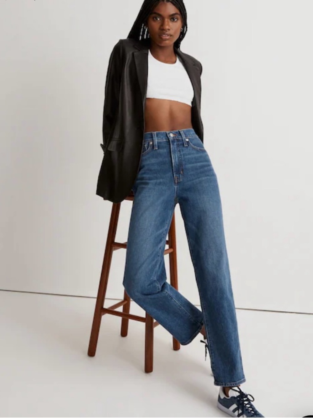 Madewell The Perfect Vintage Straight Jean in Mayfield Wash Size 31